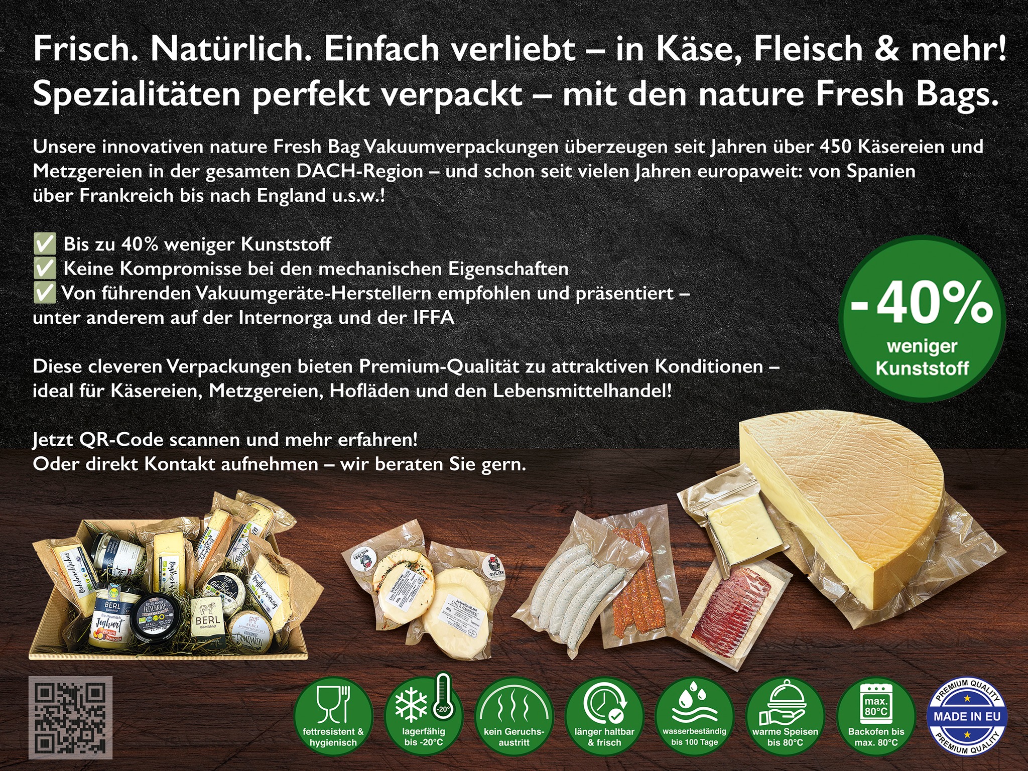Kaese und Fleisch