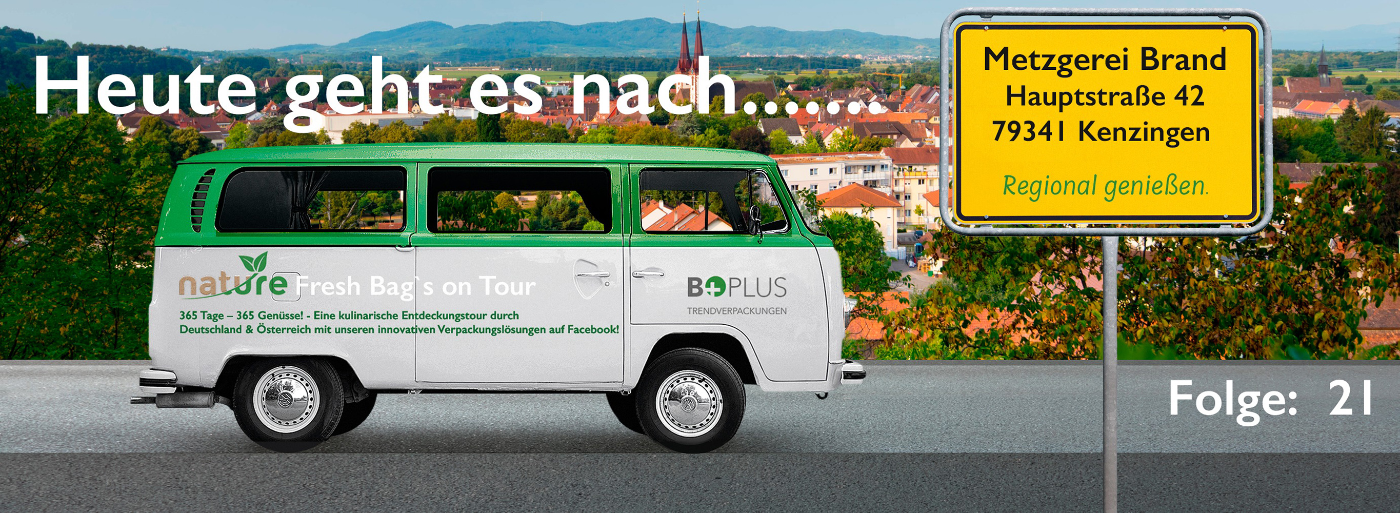 021 nature Fresh Bags onTour BUS Metzgerei Brand