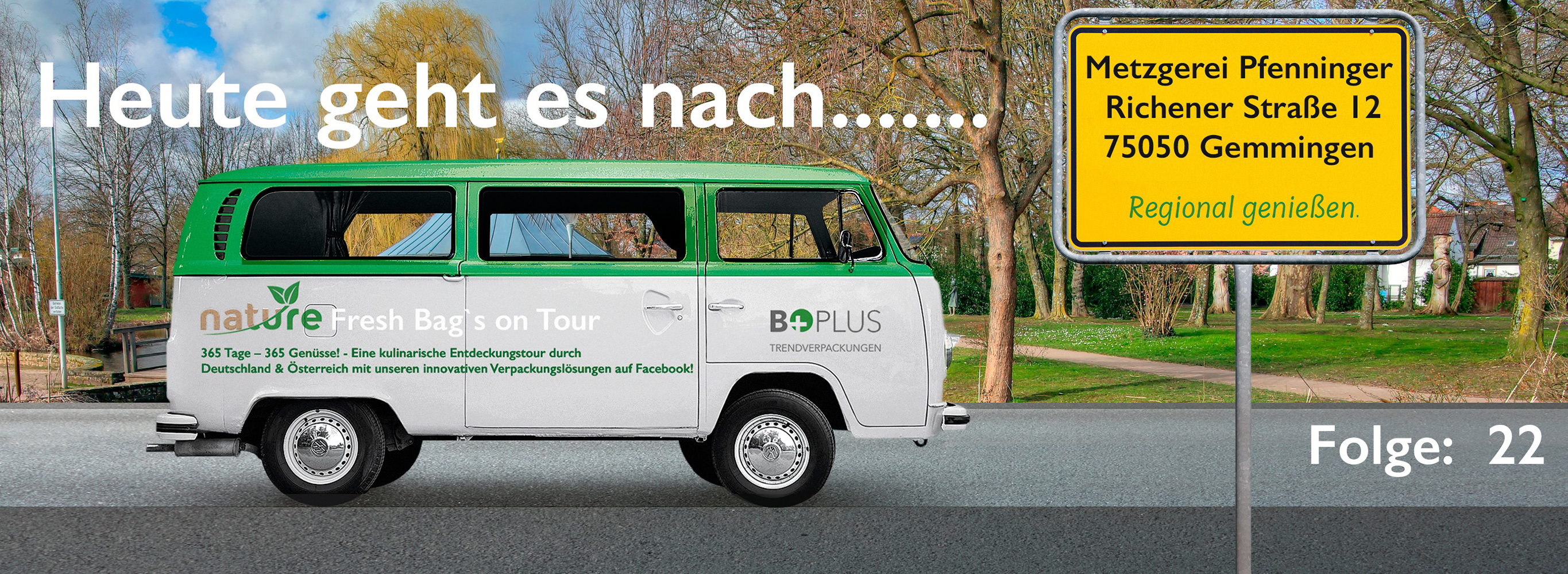 021 nature Fresh Bags onTour BUS Metzgerei Brand